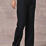 Black Flared Palazzo - Lakshita