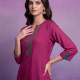 Green Viscose Rayon Zari Dori Embroidered Straight Kurta Set with Dupatta