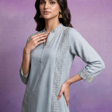 Spa Embroidered A-line Kurta Set
