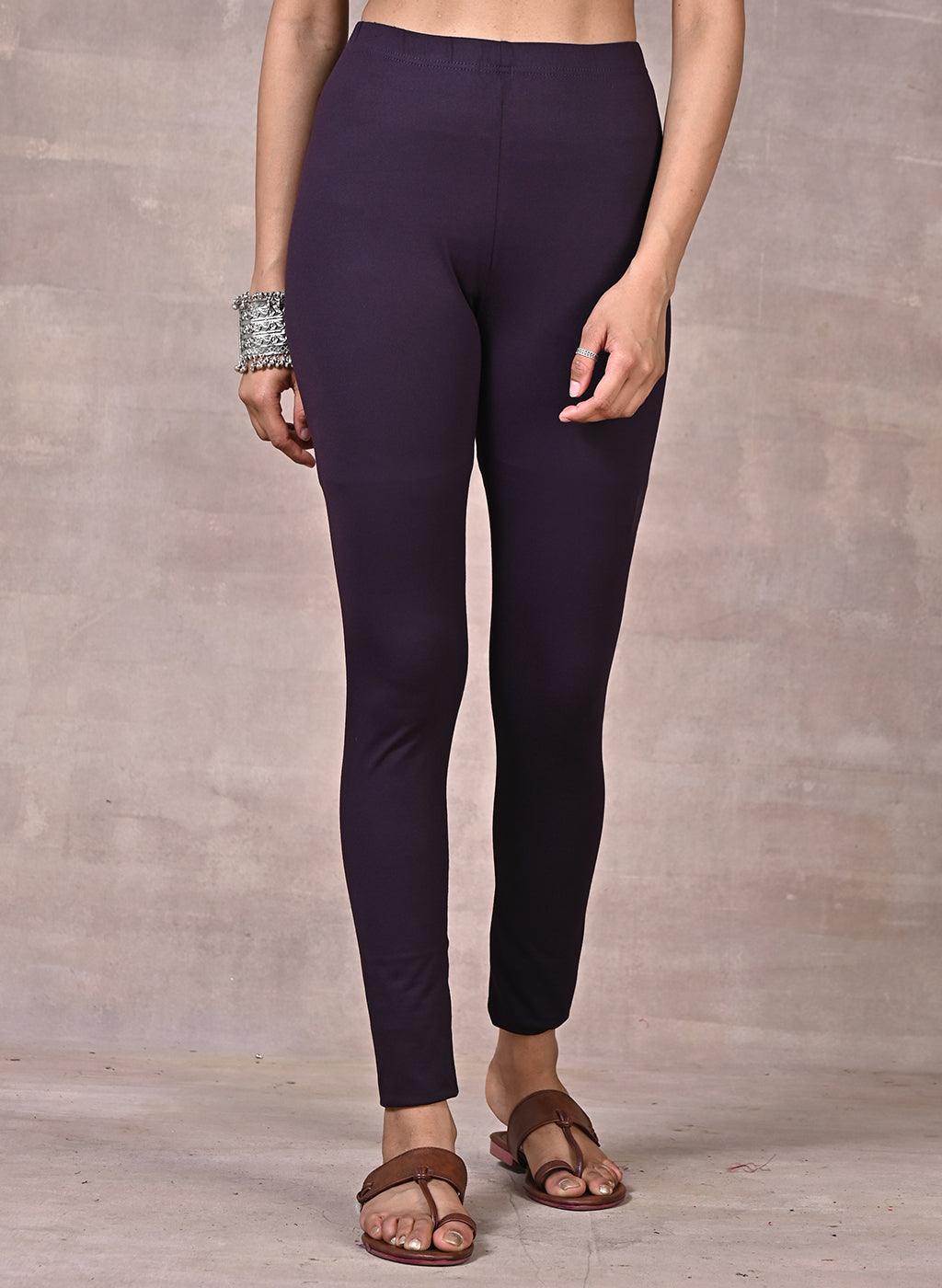 Buy NEXT2SKIN Women's Regular Fit Fleece Warm Inner Wear Thermal Tights  Leggings -Black online
