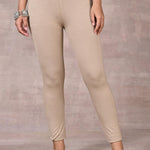 Bright Beige Plain Tight - Lakshita