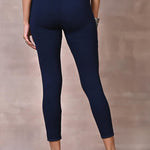 Navy Blue Ankle Length Legging - Lakshita
