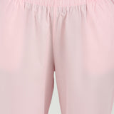 Light Pink Straight-fit Palazzo