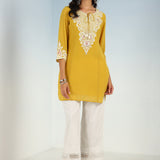 Ivory Straight-fit Palazzos