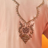 Vaara Ariza Ivory Embroidered A-line Suit Set with Dupatta