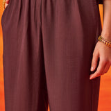 Raunaq Brown Zari-Embroidered Suit Set with Dupatta