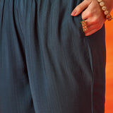 Raunaq Teal Zari-Embroidered Suit Set with Dupatta