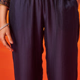 Alya Navy Embroidered Suit Set with Dupatta