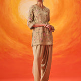 Vaara Kalini Light Green Embroidered Suit Set with Dupatta