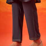 Charita Teal Zari-Embroidered Kurta Set