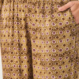 Aster Olive Abstract Printed Co-ord Set