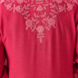 Uma Fuchsia Embroidered Kurta Set