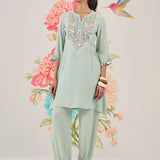 Yana Spa Mirrorwork A-line Co-ord Set