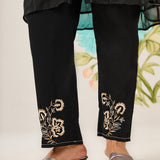 Gina Black Embroidered Co-ord Set