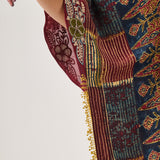 Chhavi Maroon Printed Kaftan Set