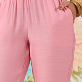 Vaara Ishq Purple Embroidered A-line Kurta Set