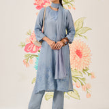 Shaivya Spa Embroidered Suit Set with Dupatta