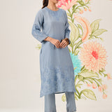 Shaivya Spa Embroidered Suit Set with Dupatta