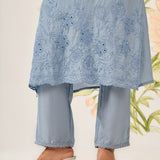 Shaivya Spa Embroidered Suit Set with Dupatta
