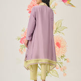 Vaara Ishq Lavender Embroidered A-line Kurta Set