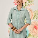 Camille Spa Self-Embroidered Shirt
