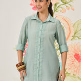 Camille Spa Self-Embroidered Shirt