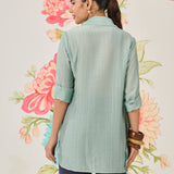 Camille Spa Self-Embroidered Shirt