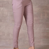 Pink Skin-Fit Jeggings - Lakshita