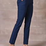 Skin-Fit Navy Blue Jeggings - Lakshita