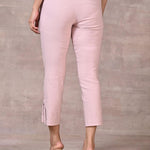 Pink Pant with Elastic Waist Band - Lakshita