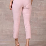 Pink Pant with Elastic Waist Band - Lakshita