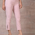 Pink Pant with Elastic Waist Band - Lakshita