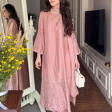 Shaivya Peach Embroidered Suit Set with Dupatta