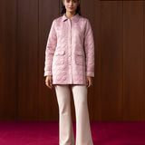 Vaila Pink Quilted Jacket