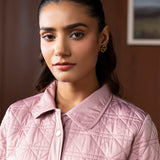 Vaila Pink Quilted Jacket