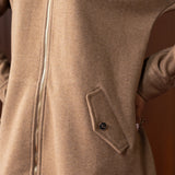 Ashby Gold Fur-collar Jacket