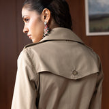 Neve Tan A-line Coat