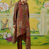 Aavya Olive Green Printed Co-ord Set
