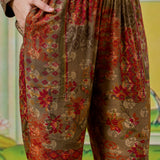 Aavya Olive Green Printed Co-ord Set