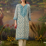 Suhana Spa Floral Printed Georgette Straight Suit Set with Dupatta