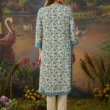 Suhana Spa Floral Printed Georgette Straight Suit Set with Dupatta