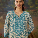 Suhana Spa Floral Printed Georgette Straight Suit Set with Dupatta