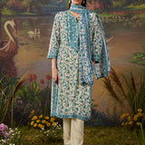 Suhana Spa Floral Printed Georgette Straight Suit Set with Dupatta
