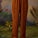 Rukhsar Mustard Printed Viscose Suit Set with Dupatta