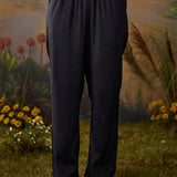 Nargis Black Floral Printed Viscose Straight Suit Set with Dupatta