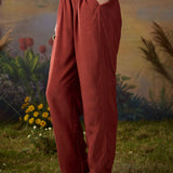 Iraaya Wine Floral Printed Shantoon Long Suit Set with Dupatta