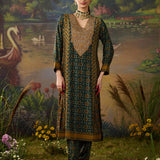 Vedika Green Traditional Printed Viscose Co-ord Set