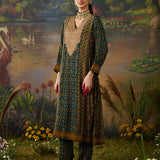 Vedika Green Traditional Printed Viscose Co-ord Set