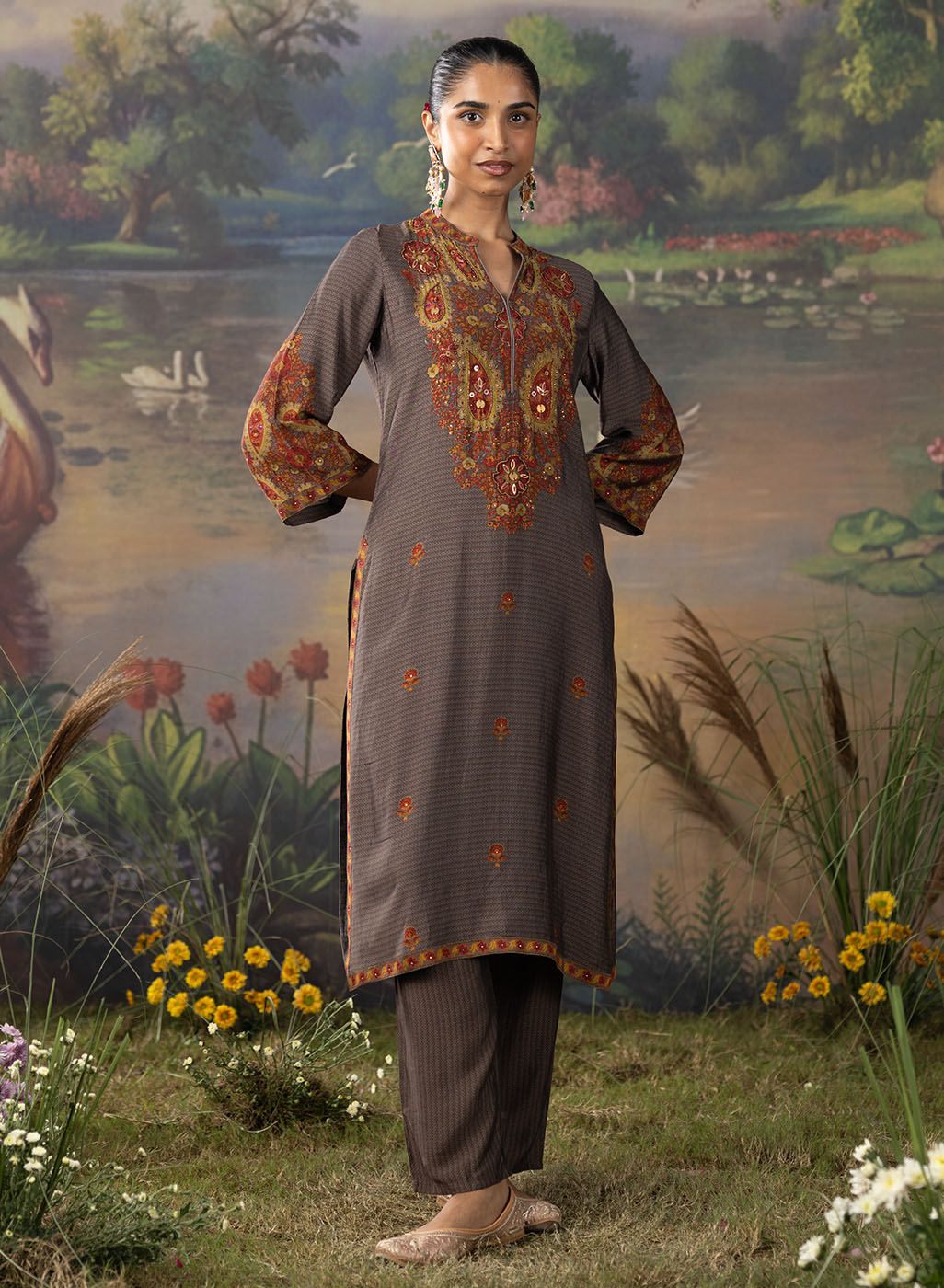 Grace Cotton Blend Long Dress herlipto Herlipto Grace Cotton-Blend