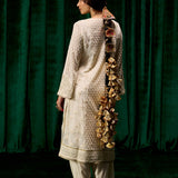 Eshal Spa Embroidered Straight Suit Set with Dupatta